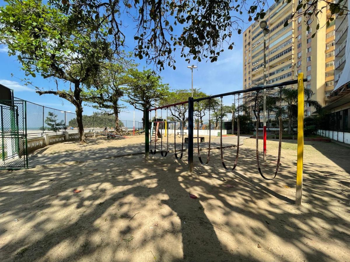 Pe Na Areia Em Santos! Que Vista Mar! Santos (Sao Paulo) Exterior photo
