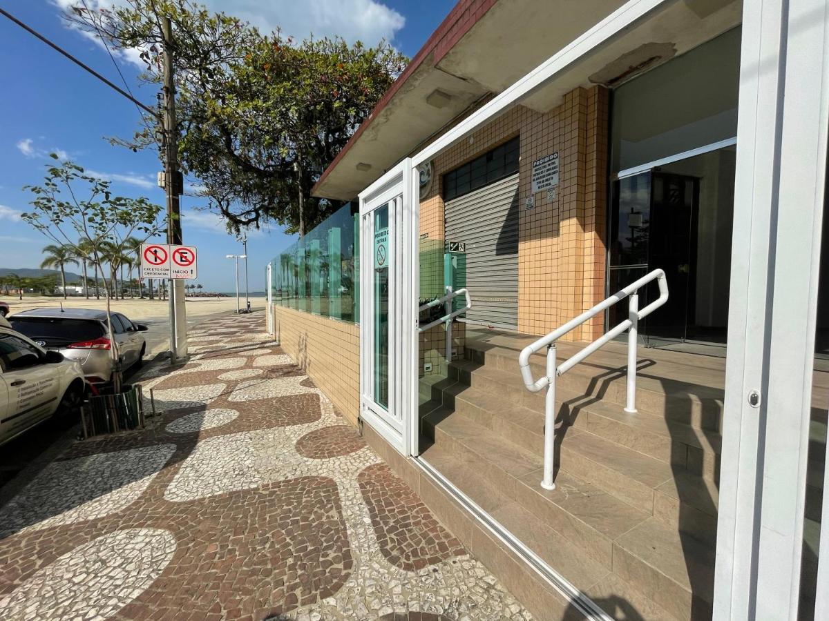Pe Na Areia Em Santos! Que Vista Mar! Santos (Sao Paulo) Exterior photo