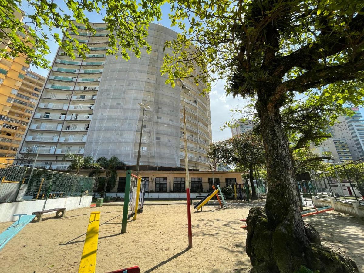 Pe Na Areia Em Santos! Que Vista Mar! Santos (Sao Paulo) Exterior photo