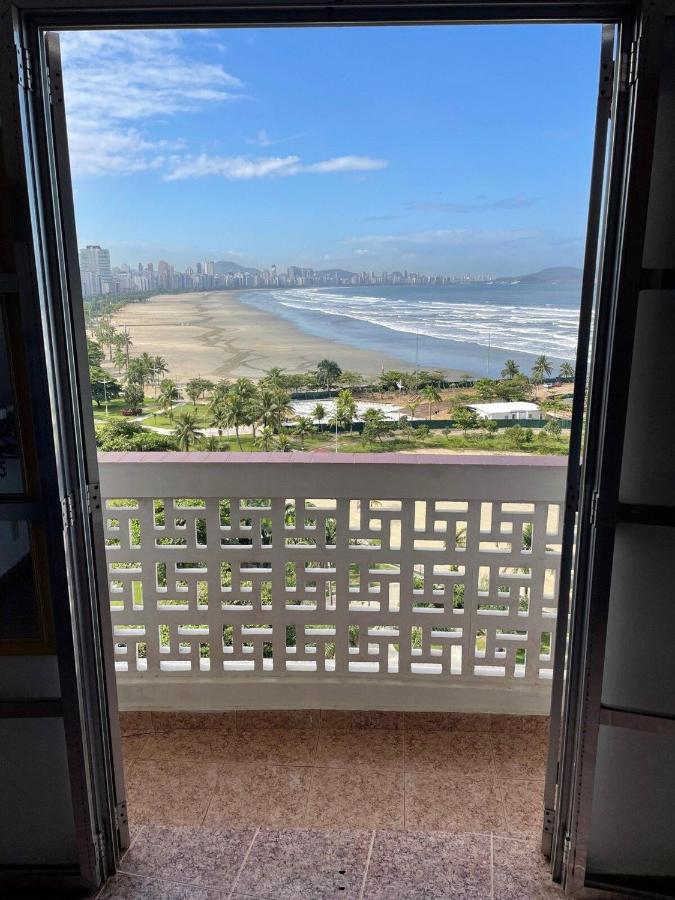 Pe Na Areia Em Santos! Que Vista Mar! Santos (Sao Paulo) Exterior photo
