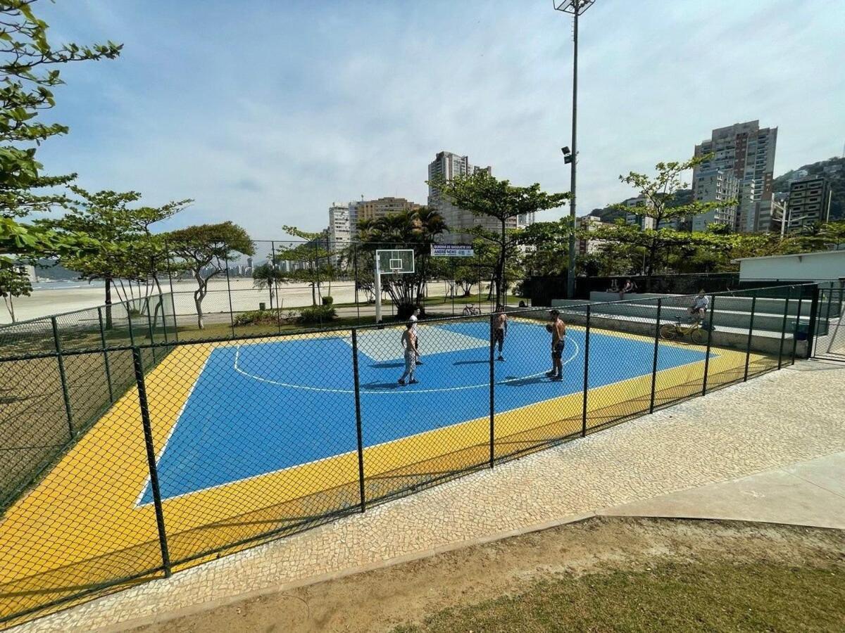 Pe Na Areia Em Santos! Que Vista Mar! Santos (Sao Paulo) Exterior photo